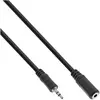 Image de InLine Rallonge jack, jack 3,5 mm St/Bu, stéréo (3 m, Câble AUX), Câble audio