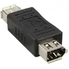 Image de InLine Adaptateur FireWire (FireWire), Adaptateur données + vidéo, Noir, Argent
