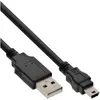 Image de InLine USB A   Mini USB B (5 m, USB 2.0), Câble USB