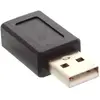 Image de InLine Adaptateur USB 2.0 (Mini USB, USB-A), Adaptateur données + vidéo, Noir