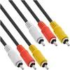 Image de InLine Composite Video   Composite Video (1.50 m, Câbles Cinch), Câble audio