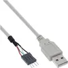 Image de InLine Câble adaptateur USB 2.0 (0.40 m), Câble d'interface