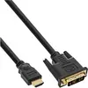 Image de InLine HDMI (Typ A)   DVI (2 m), Câble vidéo, Noir