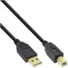 Image de InLine USB A   USB B (1 m, USB 2.0), Câble USB
