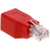 Image de InLine Câble de réseau (RJ45, RJ45 (1x)), Adaptateur réseau, Rouge