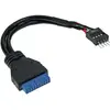 Image de InLine Adaptateur interne USB 3.0 vers interne USB 2.0 (15 cm, USB 2.0, USB 3.0), Câble interne (PC)