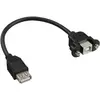 Image de InLine Câble adaptateur USB 2.0 (0.20 m, USB 2.0), Câble USB