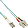 Image de InLine Câble à fibre optique duplex LC/SC 50/125um OM3 25m (25 m), Câble réseau