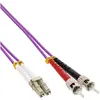Image de InLine FO câble duplex LC/ST 50/125um OM4 20m (20 m), Câble réseau