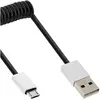 Image de InLine Micro USB 2.0 Spiral. (3 m, USB 2.0), Câble USB