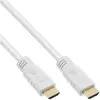 Image de InLine HDMI (Typ A)   HDMI (Typ A) (7.50 m), Câble vidéo, Blanc