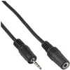 Image de Câble jack adaptateur inline® 4 broches. 2,5mm prise - 4 broches. 3,5mm prise femelle