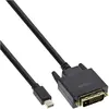 Image de InLine Mini DP zu (2 m), Câble vidéo, Noir