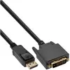 Image de InLine DisplayPort   DVI (0.50 m), Câble vidéo, Noir