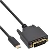 Image de InLine Câble d'affichage USB (1 m), Câble vidéo, Noir