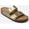 Image de Arizona Birko Flor - Narrow par Birkenstock Or et bronze 39 Femme