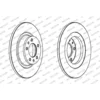 Image de 2 Disques De Frein Ferodo Ddf1744