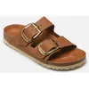 Image de Mules et sabots Birkenstock Arizona Big Buckle Oiled Leather - Narro pour Femme Marron 37
