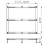 Image de Hoesch, Receveur de douche, Châssis Muna f DW 800/900/1000x700/750mm