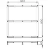 Image de Hoesch, Receveur de douche, Châssis Muna f DW 1000x1000mm