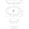 Image de Hoesch, Lavabo, Vasque à poser NAMUR 700x400x120mm blanc (400 mm, 700 mm)