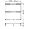 Image de Hoesch, Receveur de douche, Châssis Muna pour DW 1500/1600/1700x700/750mm