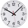 Image de EUROTIME 55000 radiopiloté(e) Horloge murale 300 mm blanc