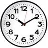 Image de EUROTIME 82320 à quartz Horloge murale 300 mm x 50 mm noir