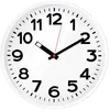 Image de EUROTIME 82321 à quartz Horloge murale blanc