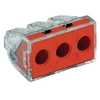 Image de Boîte de 50 bornes de connexion automatiques transparentes 3 fils (2,5 - 6 mm²) WAGO 773-173
