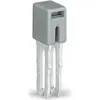 Image de Wago Insulated adjacent jumper 24A grey (Divers), Accessoires électroniques + boîtier, Gris