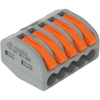Image de Borne pour boîte de dérivation CLASSIC avec leviers 2,50 mm² gris WAGO 222-415