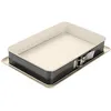 Image de Dr. oetker 4861 moule à charnière rectangulaire, acier inoxydable, crème anthracite, 42 x 29 x 7 cm
