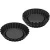 Image de Lot de 6 moules à tartelettes 10 cm Zenker Black Metallic