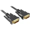 Image de Sharkoon Câble numérique DVI-D (3 m), Câble vidéo, Noir