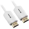 Image de Sharkoon HDMI (Typ A)   HDMI (Typ A) (1 m), Câble vidéo, Blanc
