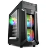 Image de Sharkoon VG6-W RGB - Tour - ATX - panneau latéral fenêtré (acrylique) - pas d'alimentation - USB/Audio