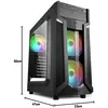 Image de Sharkoon VG6-W RGB (ATX), Boîtier PC, Noir