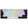Image de Sharkoon Skiller SGK50 S4 (DE, Filaire), Clavier, Noir, Blanc