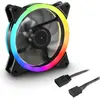 Image de Sharkoon Ventilateur SHARK Blades PWM RGB (120 mm, 1x), Ventilateur PC, Noir