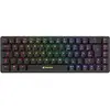 Image de Sharkoon PureWriter W65 Noir Kailh Rouge FR (DE, Filaire, Sans fil), Clavier, Noir