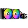 Image de Sharkoon S80 RGB AIO 240 MM, Refroidissement liquide CPU, Noir