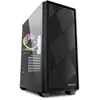 Image de Sharkoon VS8 Noir RGB ATX (ATX, mATX, Mini-ITX), Boîtier PC, Noir