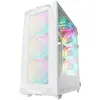 Image de Sharkoon REV300 RGB Blanc (ATX, E-ATX, mATX, Mini-ITX), Boîtier PC, Blanc