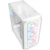 Image de Sharkoon AK5G RGB Blanc ATX (ATX, mATX, Mini-ITX), Boîtier PC, Multicolore, Blanc