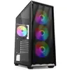 Image de Sharkoon VK4 Rainbow (schwarz, Tempered Glass) (ATX), Boîtier PC, Noir
