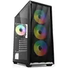Image de Sharkoon VK4 ARGB (schwarz, Tempered Glass) (ATX), Boîtier PC, Noir