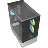 Image de Sharkoon MK7 ARGB Black (schwarz, Tempered Glass) (mATX, Mini-ITX), Boîtier PC, Noir