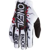 Image de Oneal Matrix Villain 2 Gants Motocross, blanc, taille M pour Hommes