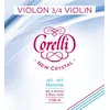 Image de Cordes Corelli Violon Crystal Jeu avec boule. Medium; 3/4